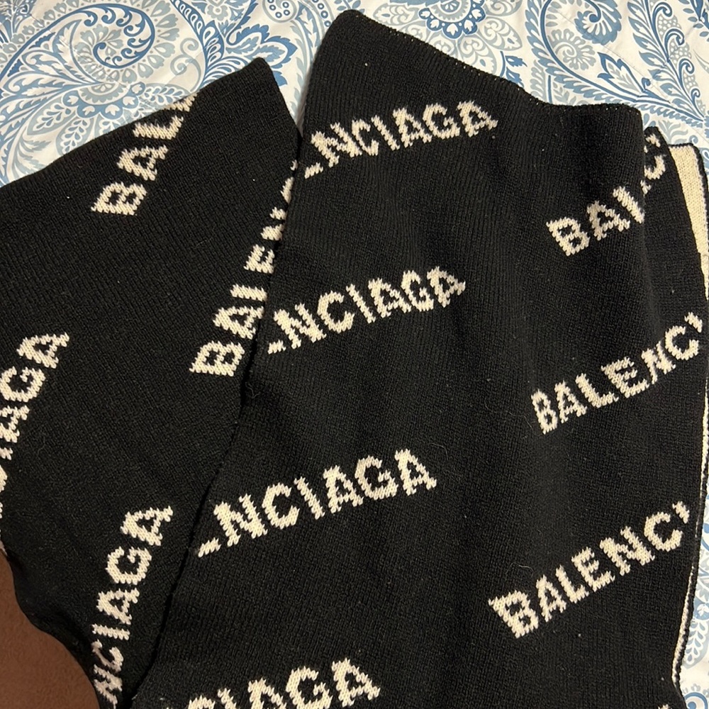 Authentic Balenciaga Wool Scarf